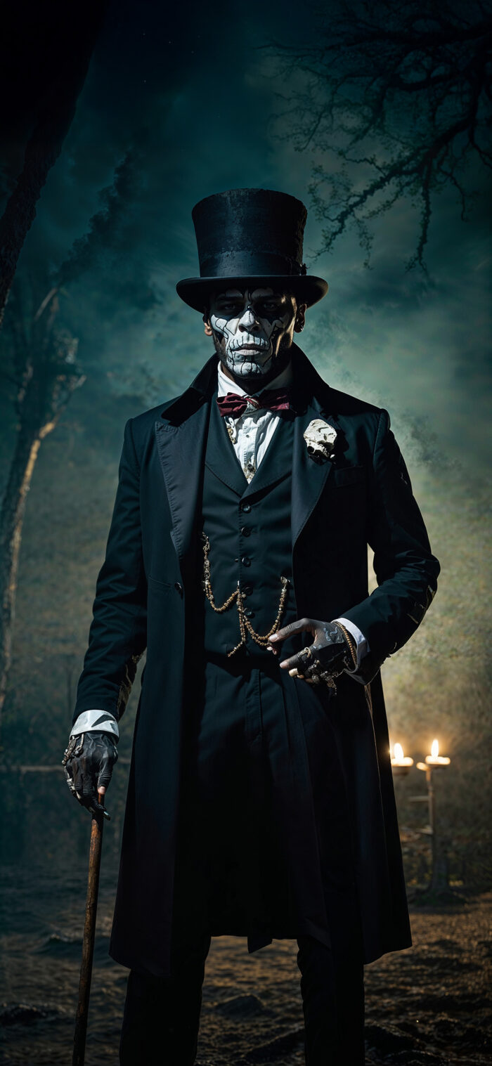 Baron Samedi Haitian Vodou HD Wallpaper - iPhone 14/15/16 standard