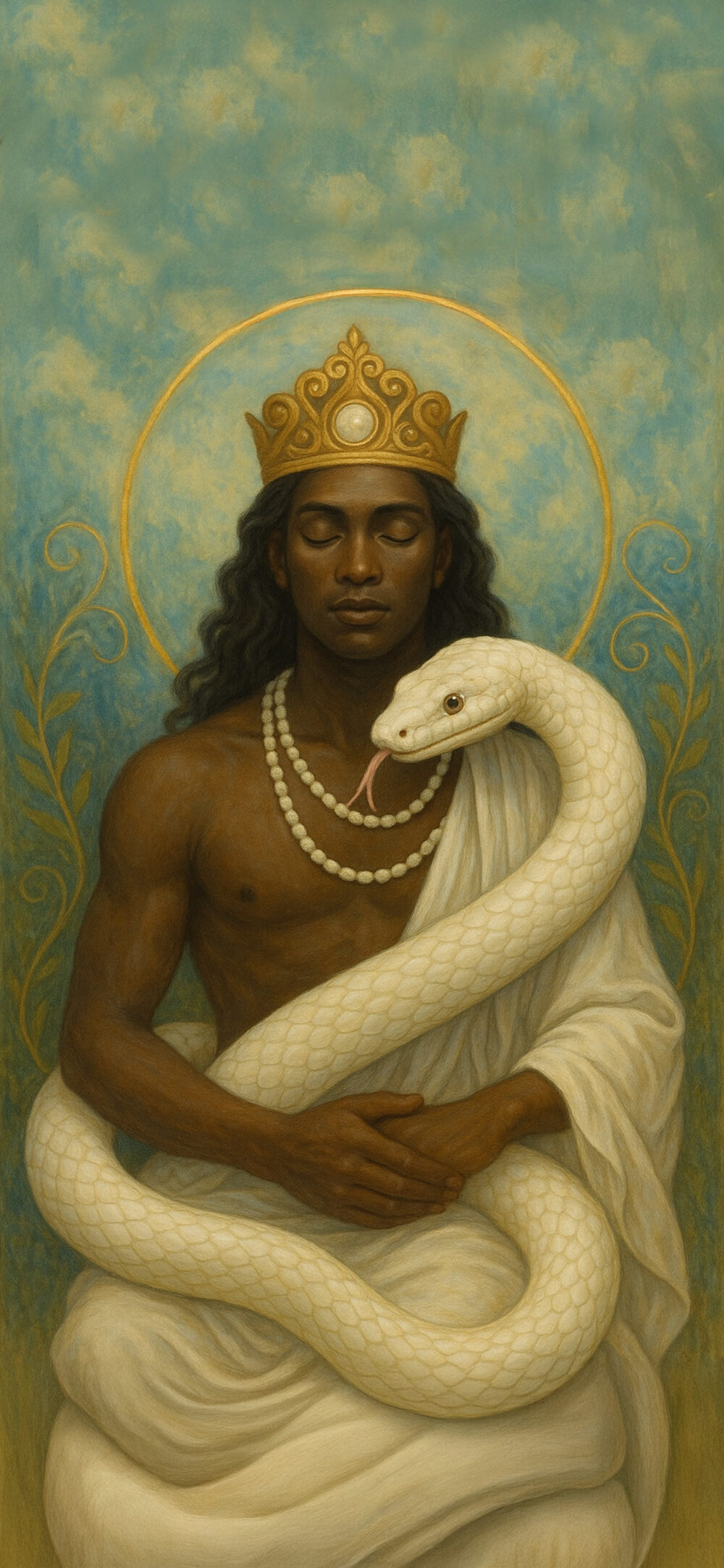Danmballah Wèdo voodoo artwork