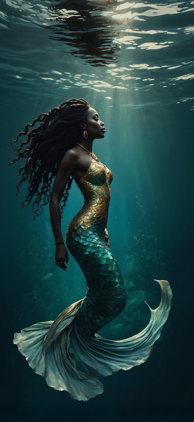 Simbi Haitian Vodou mermaid
