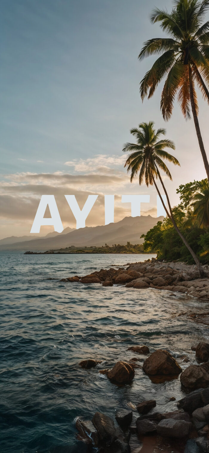 Ayiti tropical coast wallpaper